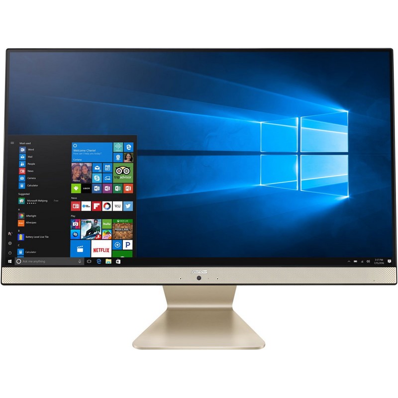 Моноблок ASUS Vivo AiO V241EAK-BA020D Intel Core i7-1165G7/8Gb/1TB HDD 7200rpm+512Gb SSD/23,8" IPS FHD non-touch non-Glare/Zen Plastic Golden Wireless Keyboard+ Wireless Mouse/DOS/Black 90PT02T2-M03960 90PT02T2-M03960