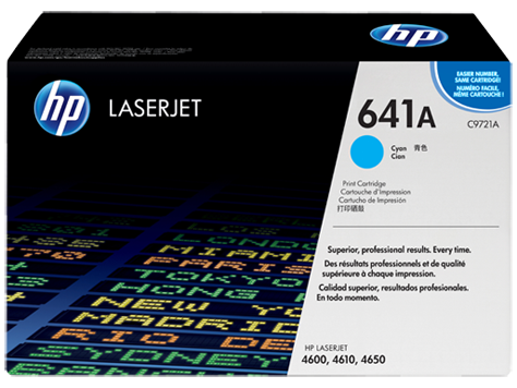 Тонер-картридж HP 641A голубой для HP 4650/4650dn/4650dtn/4650hdn/4650n (8000стр.) C9721A C9721A