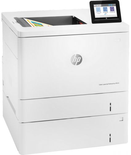 Принтер HP Color LaserJet Enterprise M555x (A4, 1200dpi, ImageREt 3600, 38(38) ppm, 1 Gb, 3 trays 100+2*550, Duplex, USB/GigEth, 1y warr, cart.5,5KB&3,5KCMYp.inbox, repl. B5L26A) 7ZU79A 7ZU79A