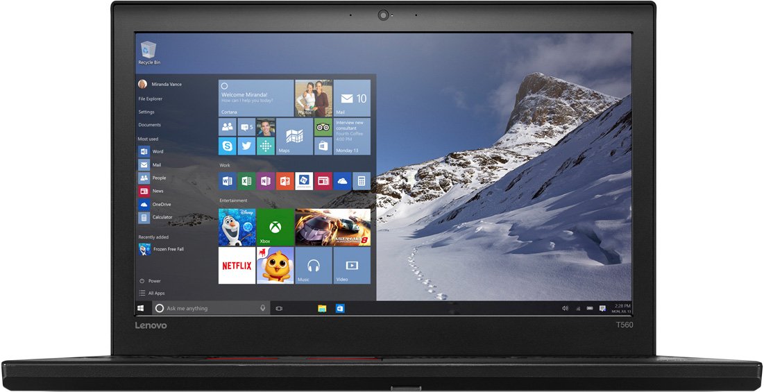 Ультрабук Lenovo ThinkPad T560 Core i7 6600U/16Gb/SSD256Gb/Intel HD Graphics 520/15.6"/ (20FJ002TRT) 20FJ002TRT