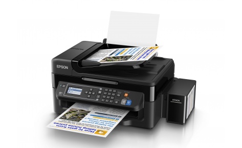 МФУ Epson L566 Фабрика Печати А4, 4 цв., копир/принтер/сканер/факс, Duplex, Ethernet, USB, WiFi C11CE53403 C11CE53403