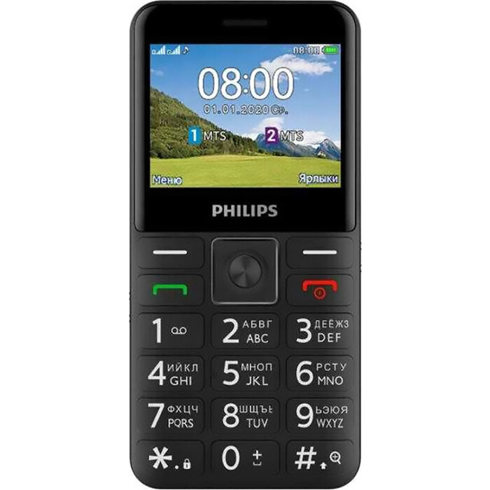 Мобильный телефон Philips  Xenium E207, черный 867000174127 867000174127 #2