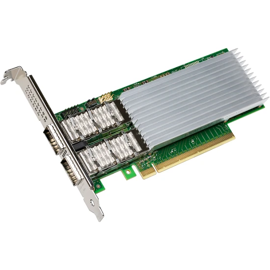 Сетевой адаптер Intel E810-CQDA2 2xQSFP28 ports, 100GbE, PCI-E x16 E810CQDA2G2P5 E810CQDA2G2P5