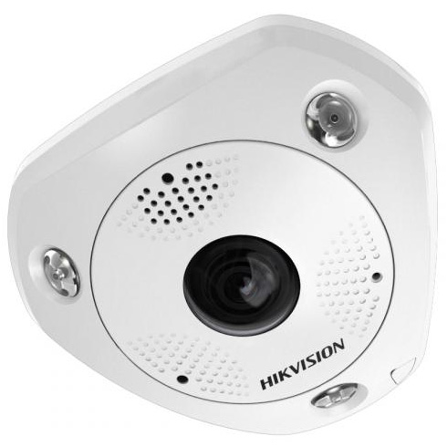 Камера видеонаблюдения Hikvision 6Мп fisheye IP с ИК-подсветкой до 15м; fisheye объектив 1.27мм DS-2CD6362F-IVS (1.27mm) DS-2CD6362F-IVS (1.27mm)
