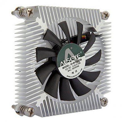 Вентилятор ALSEYE TDP 75W, 85x85x30mm, 1500~3500rpm, 12.5~30.8dBA, pwm IO-SH15-75S IO-SH15-75S