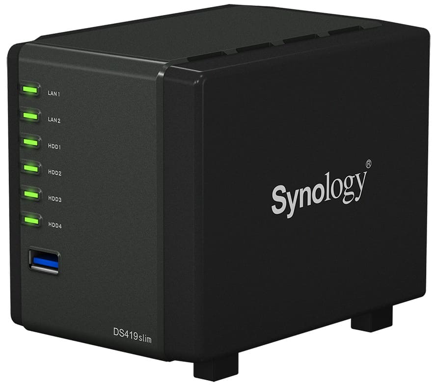 СХД Synology настольное исполнение 4BAY NO HDD USB3 DS419SLIM DS419SLIM #2