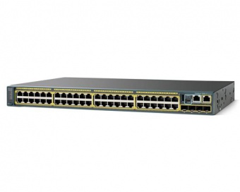 Коммутатор Cisco WS-C2960RX-48LPS-L Catalyst 2960-X 48 GigE PoE 370W, 4x1G SFP, LAN Base WS-C2960RX-48LPS-L