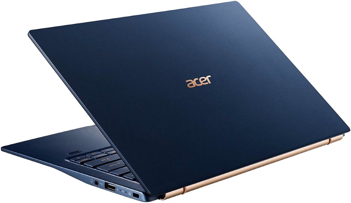 Ультрабук Acer Swift 5 SF514-54GT-700F Core i7 1065G7/16Gb/SSD512Gb/NVIDIA GeForce MX350 2Gb/14"/IPS/Touch/FHD (1920x1080)/Windows 10/blue/WiFi/BT/Cam NX.HU5ER.003 NX.HU5ER.003