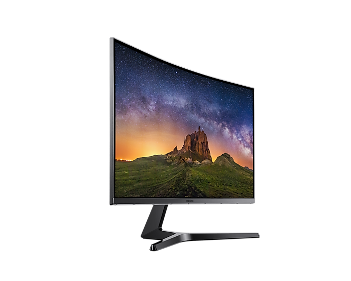 Монитор Samsung  27"  VA LED изогнутый 16:9 2560x1440 4ms 3000:1 250cd 178/178 2*HDMI DP 144Hz Tilt Dark Gray LC27JG50QQIXCI LC27JG50QQIXCI