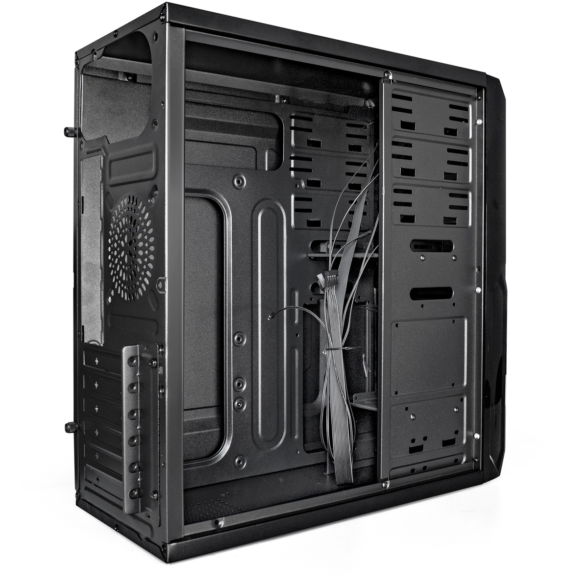 Корпус Exegate XP-329S-500W-12 ATX XP500 500W 2*USB аудио черный EX278399RUS EX278399RUS