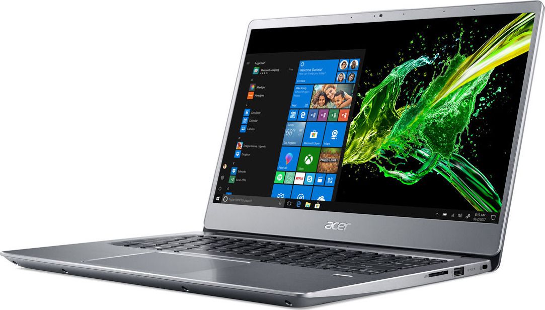 Ультрабук Acer Swift 3 SF314-58-51NK Core i5 10210U/8Gb/SSD512Gb/UMA/14"/IPS/FHD (1920x1080)/Windows 10/silver/WiFi/BT/Cam NX.HPMER.005 NX.HPMER.005