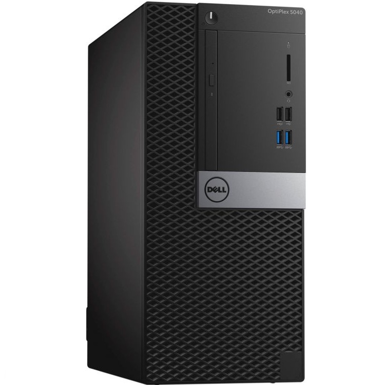 Персональный компьютер Dell OptiPlex 5040 MT, Ci5 6500(3.2GHz,QC), 4GB, 500GB, HD530, DVD+/-RW, keyb, mouse, W7 Pro64(W10 Pro Li 5040-9945 5040-9945