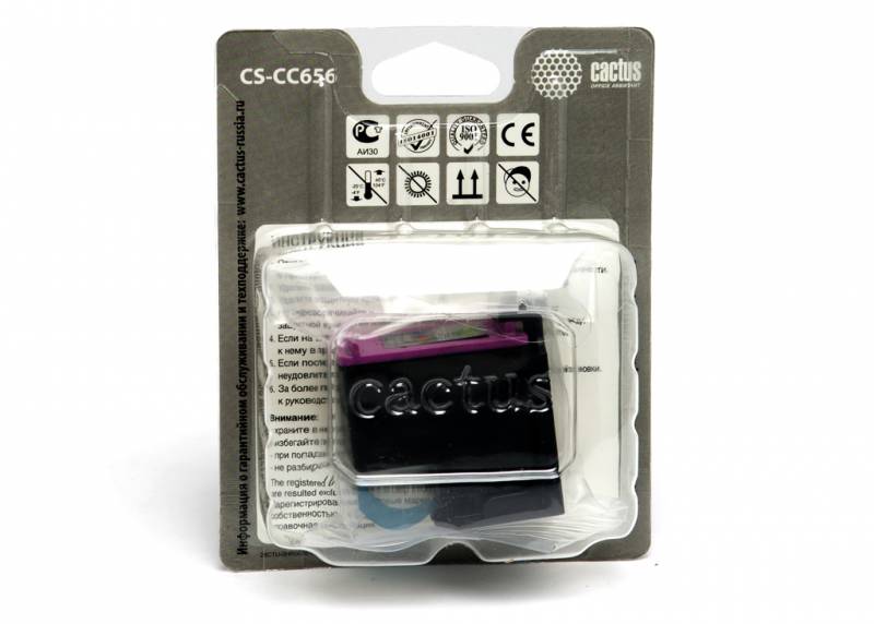 Картридж Cactus струйный CS-CC656 №901 многоцветный для HP DJ 4500 series/J4524/J4535/J4580/J4624/J4 CS-CC656 CS-CC656