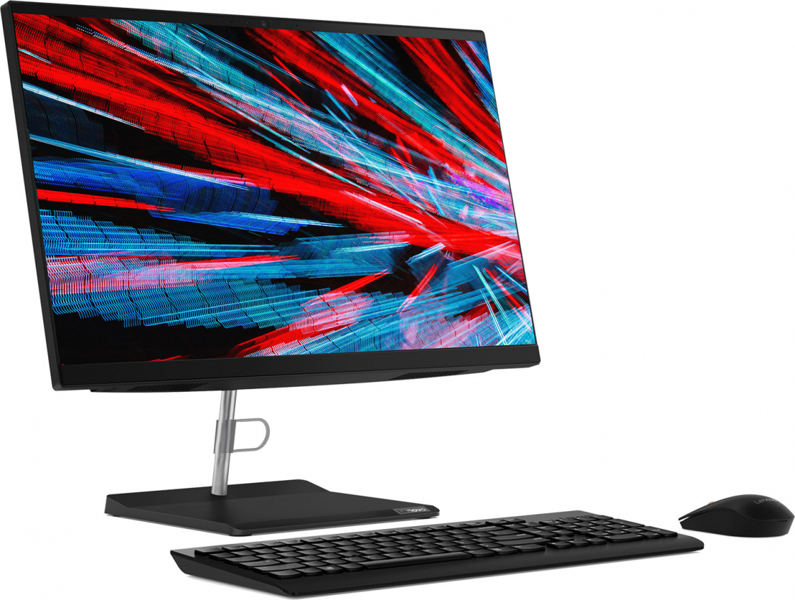 Моноблок Lenovo IdeaCentre V540-24IWL V540-24IWL 23.8" Full HD i3 8145U (2.1)/4Gb/500Gb 7.2k/UHDG 620/DVDRW/CR/noOS/GbitEth/WiFi/BT/65W/клавиатура/мышь/Cam/черный 1920x1080 10YS002FRU 10YS002FRU