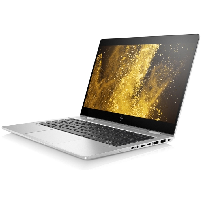 Ноутбук HP EliteBook x360 830 G5 Core i5-8250U 1.6GHz,13.3" FHD (1920x1080) IPS Touch IR ALS GG5,8Gb DDR4-2400(1),256Gb SSD,53Wh,FPR,B&O Audio,Pen,Kbd Backlit,1.35kg,3y,Silver,Win10Pro 5SR80EA 5SR80EA