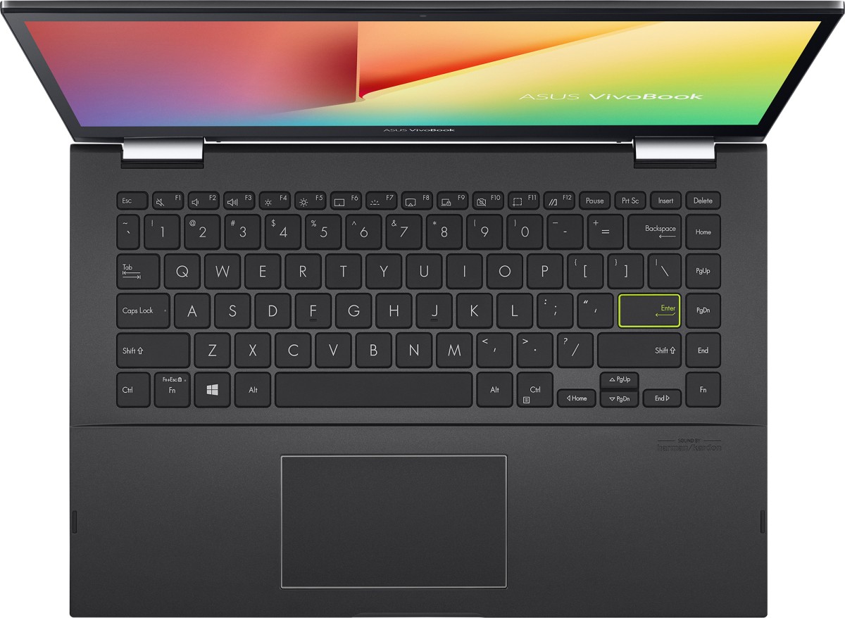 Ноутбук ASUS Vivibook Flip 14 TP470EZ-EC051T Black 14" {FHD i7-1165G7/16Gb/512Gb SSD/W10} 90NB0S11-M00770 90NB0S11-M00770
