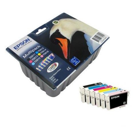 Набор картриджей Epson C13T11174A10/C13T08174A для St. Ph. R270/R390/RX590 C13T11174A10/C13T08174A