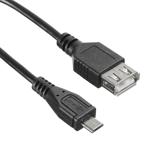 Кабель Buro OTG USB A(m)micro USB B (m) 0.2м (359899) 359899 #1