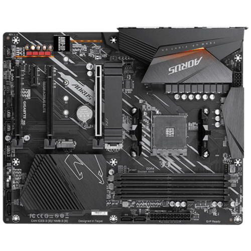 Материнская плата Gigabyte , Socket AM4, AMD B550, 4xDDR4-3200, HDMI+DP, 3xPCI-Ex16, 1xPCI-Ex1, 4xSATA3(RAID 0/1/10), 2xM.2, 8 Ch Audio, 2,5GLan, (2+4)xUSB2.0, (6+2)xUSB3.2, ATX, RTL B550 AORUS ELITE B550 AORUS ELITE