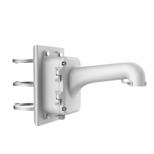 Крепление Hikvision DS-1604ZJ-pole на столб,белое,для скоростных поворотных купольных камер,алюминий DS-1604ZJ-pole DS-1604ZJ-pole