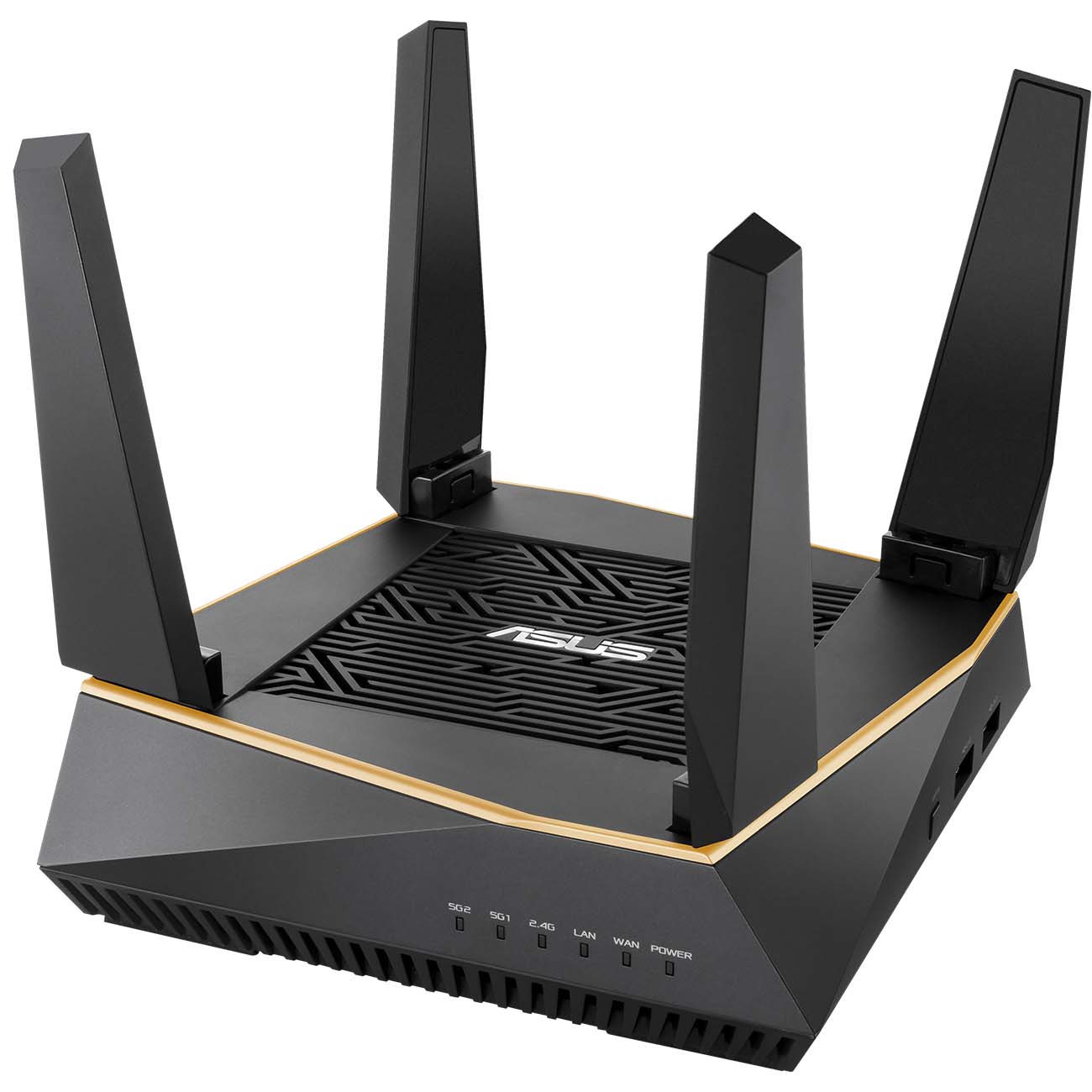 Роутер Asus RT-AX92U // роутер, из 1 точки доступа, 802.11ax, 400 + 867+ 4804 Mbps, 2,4 + 5 гГц, ; 90IG04P0-MO3010 RT-AX92U RT-AX92U