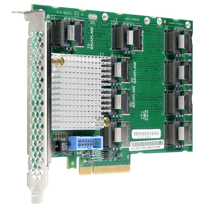 Плата расширения HPE DL5x0 Gen10 DL5x0 Gen10 12Gb SAS Expander Card Kit with Cables 873444-B21 873444-B21