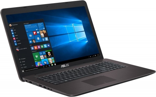 Ноутбук ASUS X756UQ-TY232T black 17.3" HD+ i5-6200U/4Gb/1Tb/GF940MX 2Gb/DVDRW/W10 90NB0C31-M02550 90NB0C31-M02550