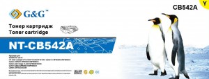Тонер-картридж G&G желтый для HP Color LaserJet CM1312 CP1215/1515/1518 (1400 стр) NT-CB542A NT-CB542A