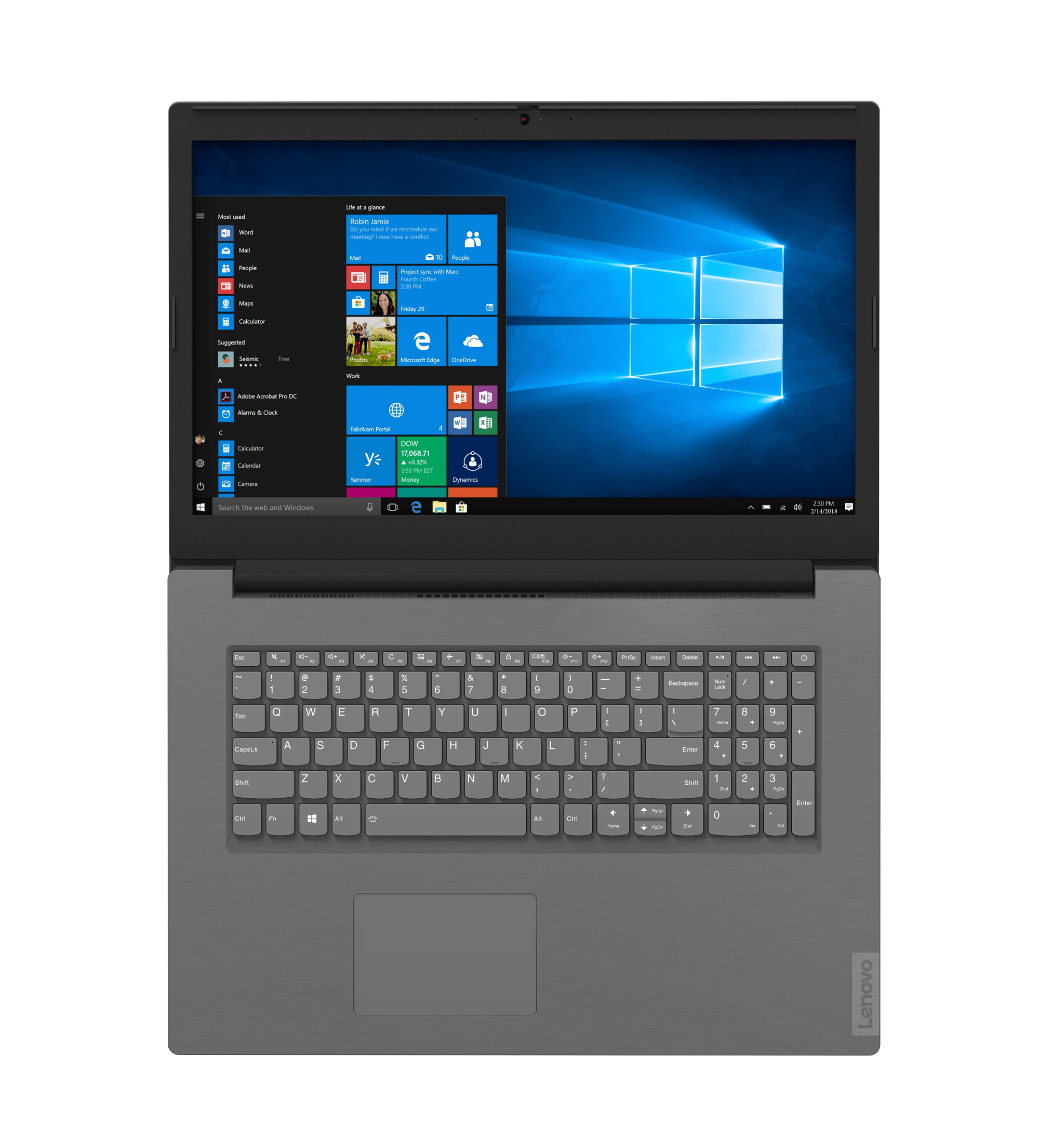 Ноутбук Lenovo IdeaPad V340-17IWL i5 8265U/8Gb/1Tb/DVD-RW/nVidia GeForce Mx110 2Gb/17.3"/IPS/FHD (1920x1080)/Windows 10 Professional 64/dk.grey/WiFi/BT/Cam 81RG001BRU 81RG001BRU