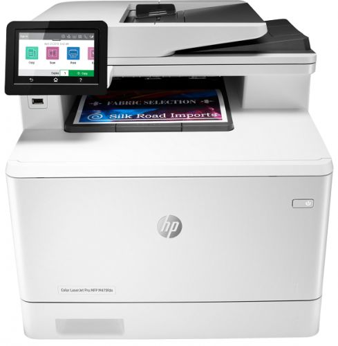 МФУ HP  Color LaserJet Pro MFP M479fdn (p/c/s/f, A4,600 dpi,27(27)ppm,512Mb,2 trays 50+250,Duplex,ADF50,USB 2.0/GigEth,4 cart.in box black 2400&cmy1200 pages,1y warr.,repl. CF378A) W1A79A W1A79A