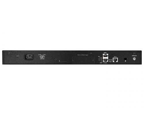 Коммутатор D-Link L3 Managed Switch with 44 10/100/1000Base-T ports and 4 100/1000Base-T/SFP combo-ports and 4 10GBase-X SFP+ ports (48 PoE ports 802.3af/802.3at (30 W), PoE Budget 370W, PoE Budget with RPS DPS-700 740W) DGS-3630-52PC/A1ASI DGS-3630-52PC/A1ASI