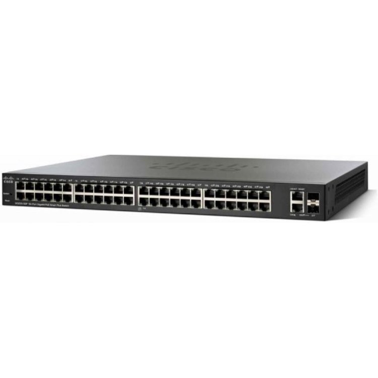 Коммутатор Cisco SG220-50P 50-Port Gigabit PoE Smart Switch SG220-50P-K9-EU SG220-50P-K9-EU