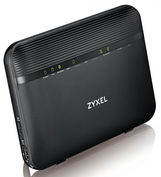 Маршрутизатор Zyxel VMG8924-B10D Dual Band Wireless AC/N VDSL2 VoIP Combo WAN Gigabit IAD VDSL2 profile 17a over POTS IAD, GbE WAN, 4GbE LAN, 2 FXS ports, 1 USB 2.0 VMG8924-B10D-EU01V1F VMG8924-B10D-EU01V1F