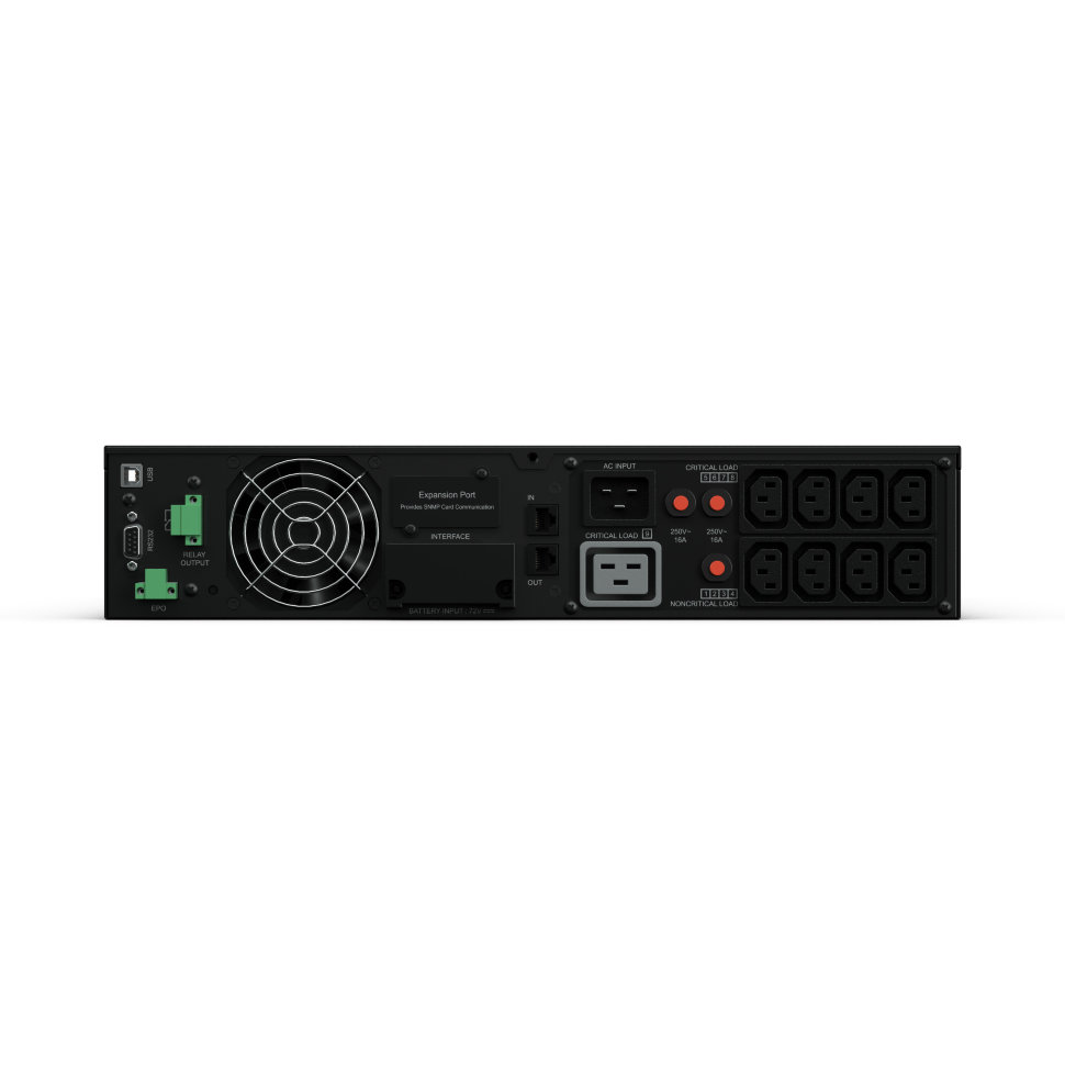 Источник бесперебойного питания CyberPower Online, 3000VA/2700W, 8 IEC-320 С13, 1 IEC C19, USB&Serial, RJ11/RJ45, SNMPslot, LCD дисплей, Black OL3000ERTXL2U OL3000ERTXL2U