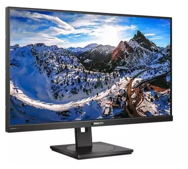 Монитор Philips 27" 279P1 4K 3840x2160 60Гц IPS W-LED 16:9 4ms 2*HDMI DP 1xUSB-C/4xUSB 3.2 RJ45 50M:1 1000:1 178/178 350cd HAS Pivot Tilt Swivel Speakers Black 279P1/00 279P1/00