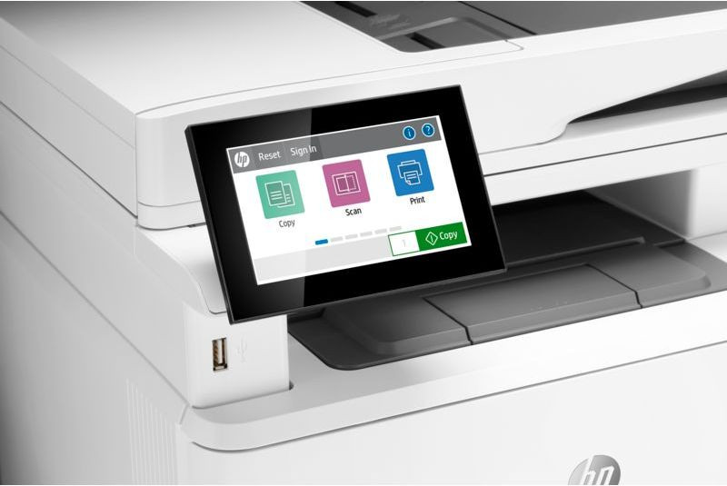 Принтер HP LaserJet Enterprise MFP M430f  (p/c/s/f, A4, 1200dpi, 38ppm (40 high speed), 2Gb, 2trays 100+250, ADF 50, USB/GigEth, Duplex, 1y war, cart. in box 3000, drivers/software not included) 3PZ55A 3PZ55A