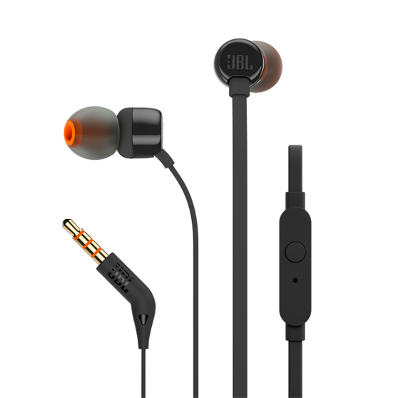 Наушники JBL T110 черный  JBLT110BLK JBLT110BLK