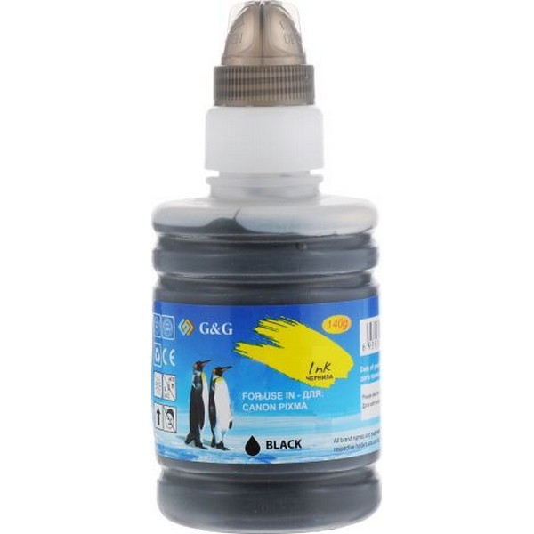 Чернила G&G черные для Canon Pixma G1420/G2420/G2460/G3420/G3460 140 ml GG-GI-41BK GG-GI-41BK