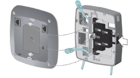 Комплект для установки Aruba AP-210-MNT-T Ceiling Tile Mt Kit JW043A JW043A