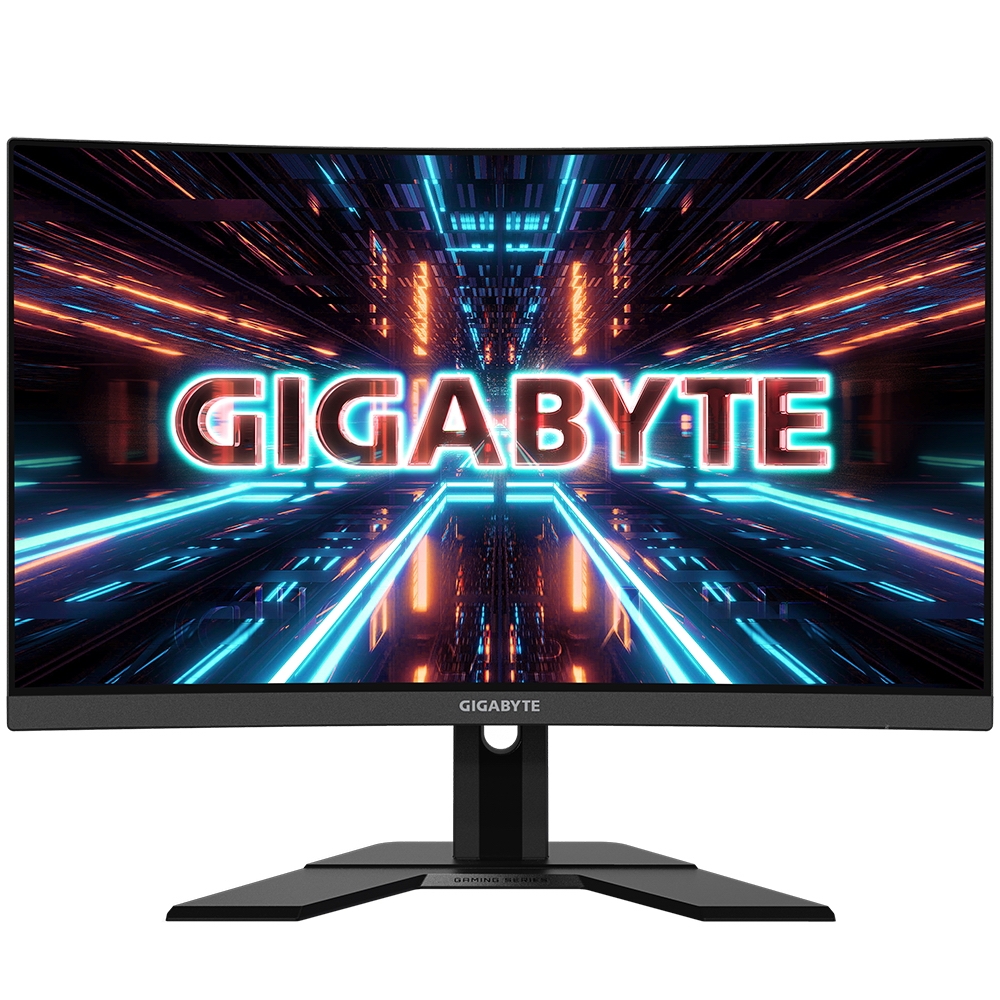 Монитор Gigabyte 27" G27QC LCD VA, 2560x1440, HDMI+HDMI+DP, 1ms, 178°/178°, 250 cd/m, 12M:1, 3000:1, 165Hz, 2xUSB3.0, Curved, RTL G27QC-EK G27QC-EK