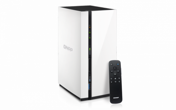 Сетевой RAID-накопитель QNAP 2 отсека для HDD, HDMI-порт. QTS+ Android TAS-268 TAS-268