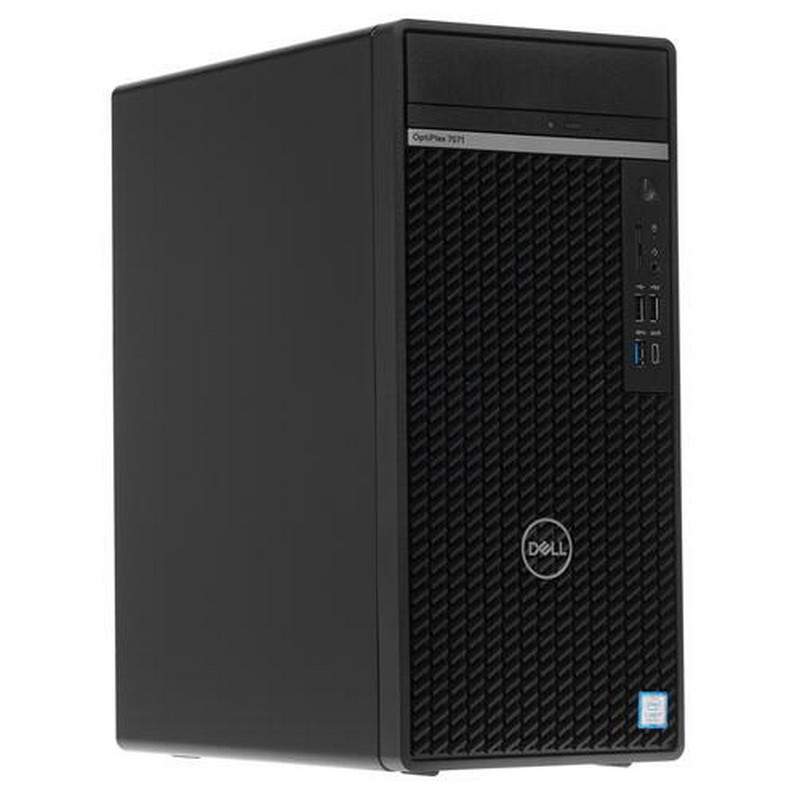 Персональный компьютер Dell Optiplex 7071 MT i7 9700K (3.6)/16Gb/SSD512Gb/GTX1660 6Gb/DVDRW/CR/Windows 10 Professional/GbitEth/WiFi/BT/460W/клавиатура/ мышь/черный/серебристый 7071-2097 7071-2097