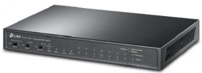 Коммутатор TP-Link TL-SL1311MP  8-портовый 10/100 Мбит/с неуправляемый коммутатор с 2 гигабитными портами RJ45 и 1 гигабитным uplink-портом SFP, 8 PoE-портов 802.3af/at, бюджет PoE до 124 Вт, режим расширения до 250 м, режим изоляции и PoE Auto Recov TL-SL1311MP