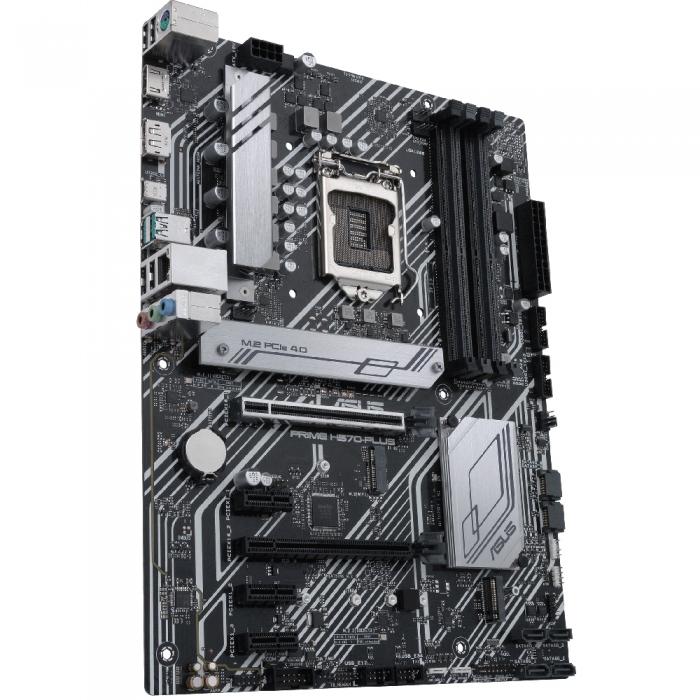 Материнская плата ASUS PRIME H570-PLUS, LGA1200, H570, 4*DDR4, HDMI,DP, CrossFireX, SATA3,RAID, Audio, Gb LAN, USB 3.2*8, USB 2.0*7, COM*1 , ATX PRIME H570-PLUS PRIME H570-PLUS