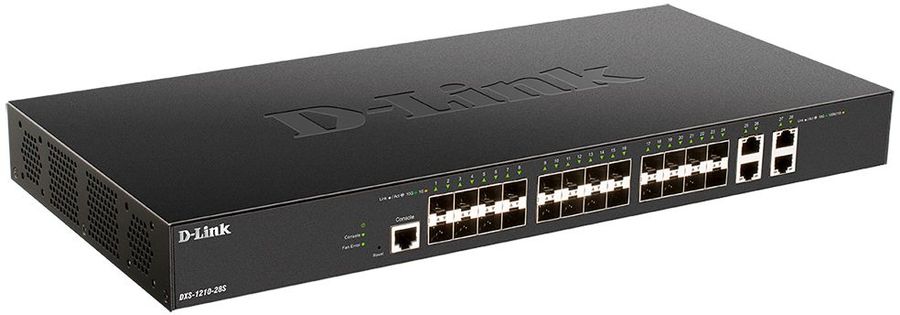 Коммутатор D-Link L2+ Smart Switch with 24 10GBase-X SFP+ ports and 4 10GBase-T ports DXS-1210-28S/A1A DXS-1210-28S/A1A #1