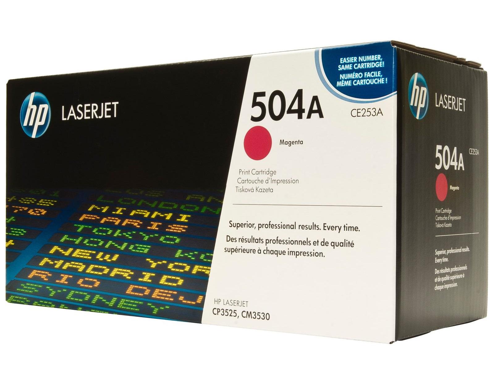 Тонер-картридж HP CE253YC Magenta для СLJ CM3530/CP3525 Contract (7900 стр) CE253YC CE253YC
