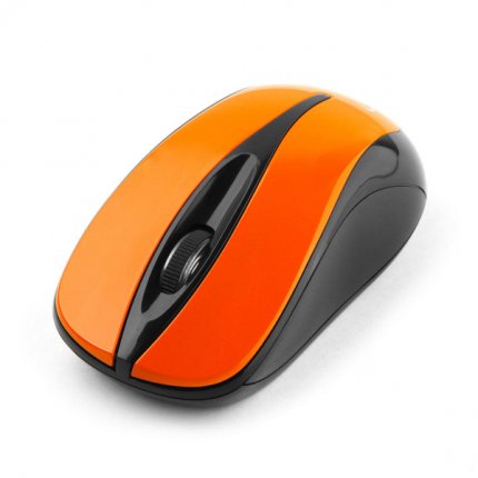 Мышь Gembird Wireless Optical Mouse USB 2.0, оранжевая, 3btn+Roll MUSW-325-O MUSW-325-O