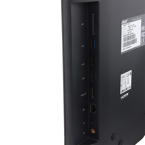 Моноблок Acer Aspire Z1-622 21.5" Full HD P J3710 (1.6), 4Gb, 500Gb, HDG, DVDRW, CR, (DQ.B5FER.001) DQ.B5FER.001