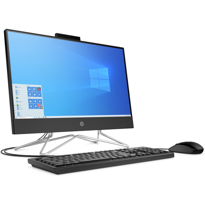 Моноблок HP 22-df0017ur NT 21.5" FHD(1920x1080) Pentium J5040, 4GB DDR4 2400 (1x4GB), SSD 256Gb, Intel Internal Graphics, noDVD, kbd&mouse wired, HD Webcam, JetBlack, Win10, 1Y Wty 14P56EA 14P56EA