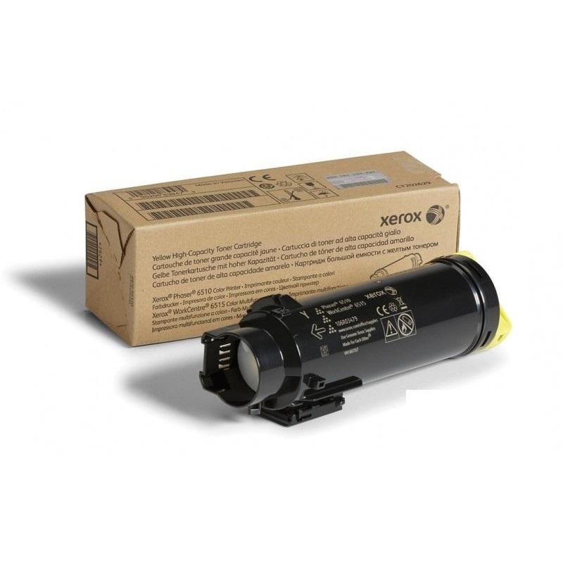Картридж Xerox лазерный желтый (2400стр.) для Xerox Ph 6510/WC 6515 106R03487 106R03487
